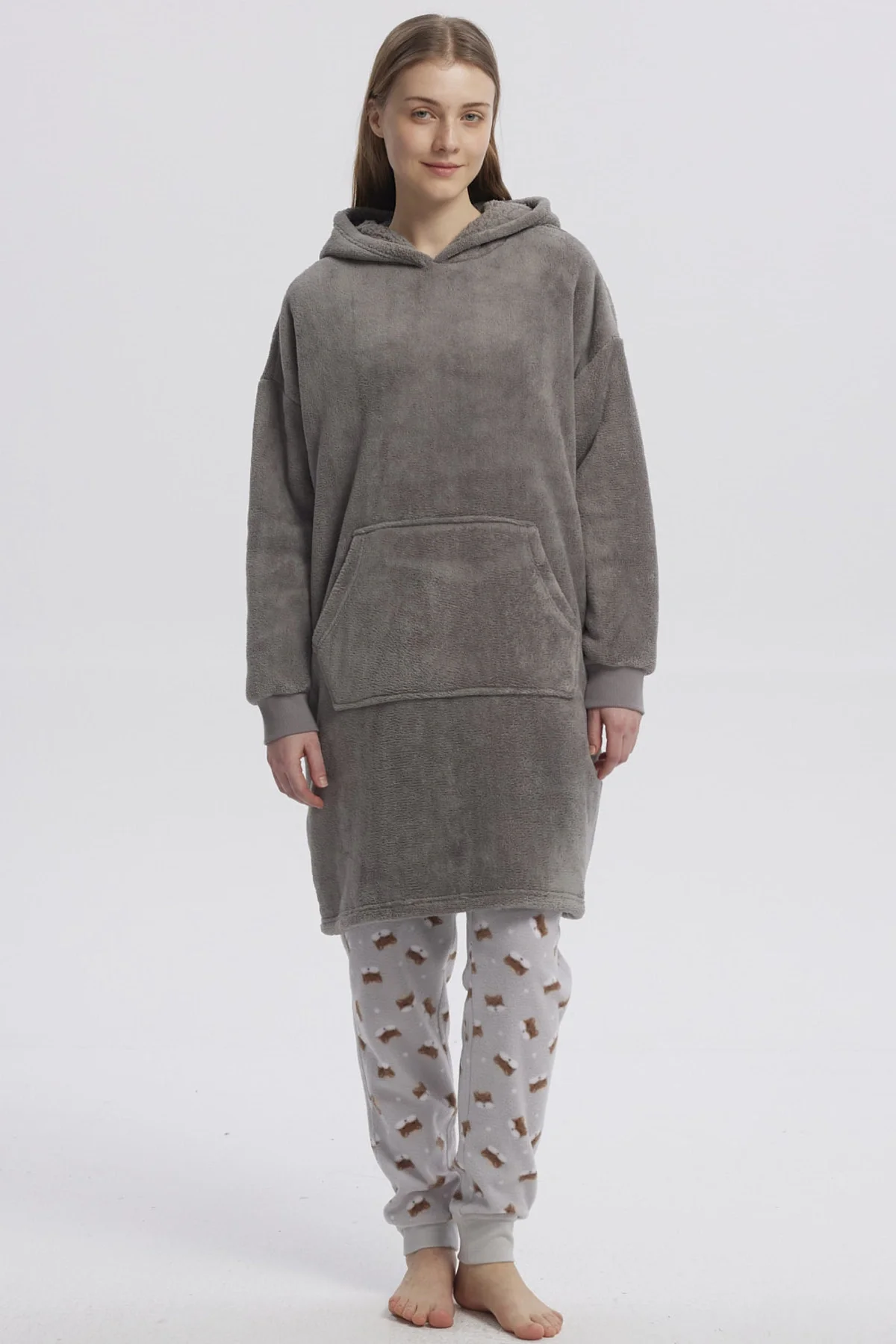 Bata Mujer Casual Gris