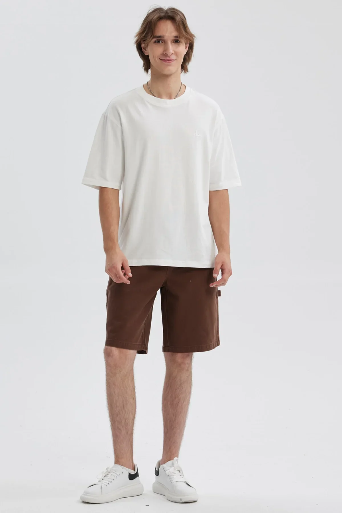 Bermuda Hombre Carpintero Baggy Fit Café - Image 4