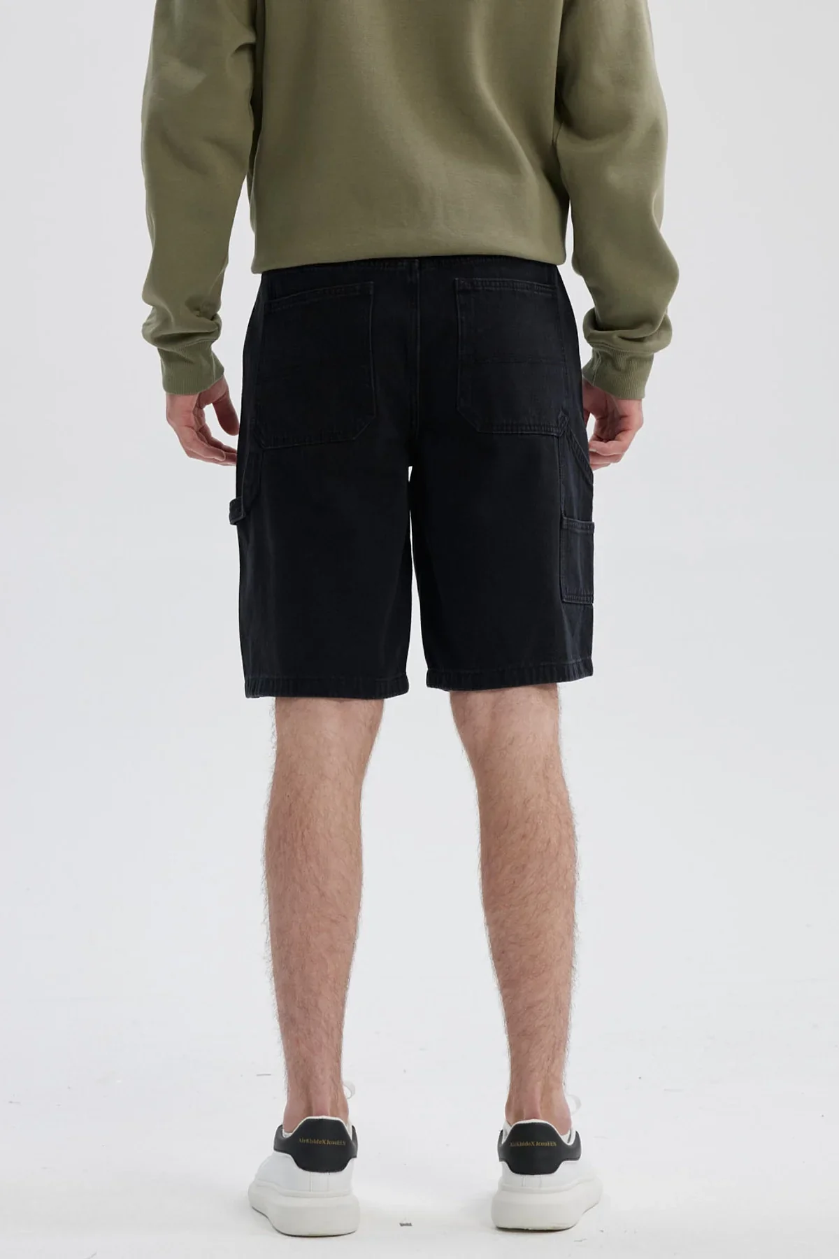 Bermuda Hombre Carpintero Baggy Fit Negro - Image 3