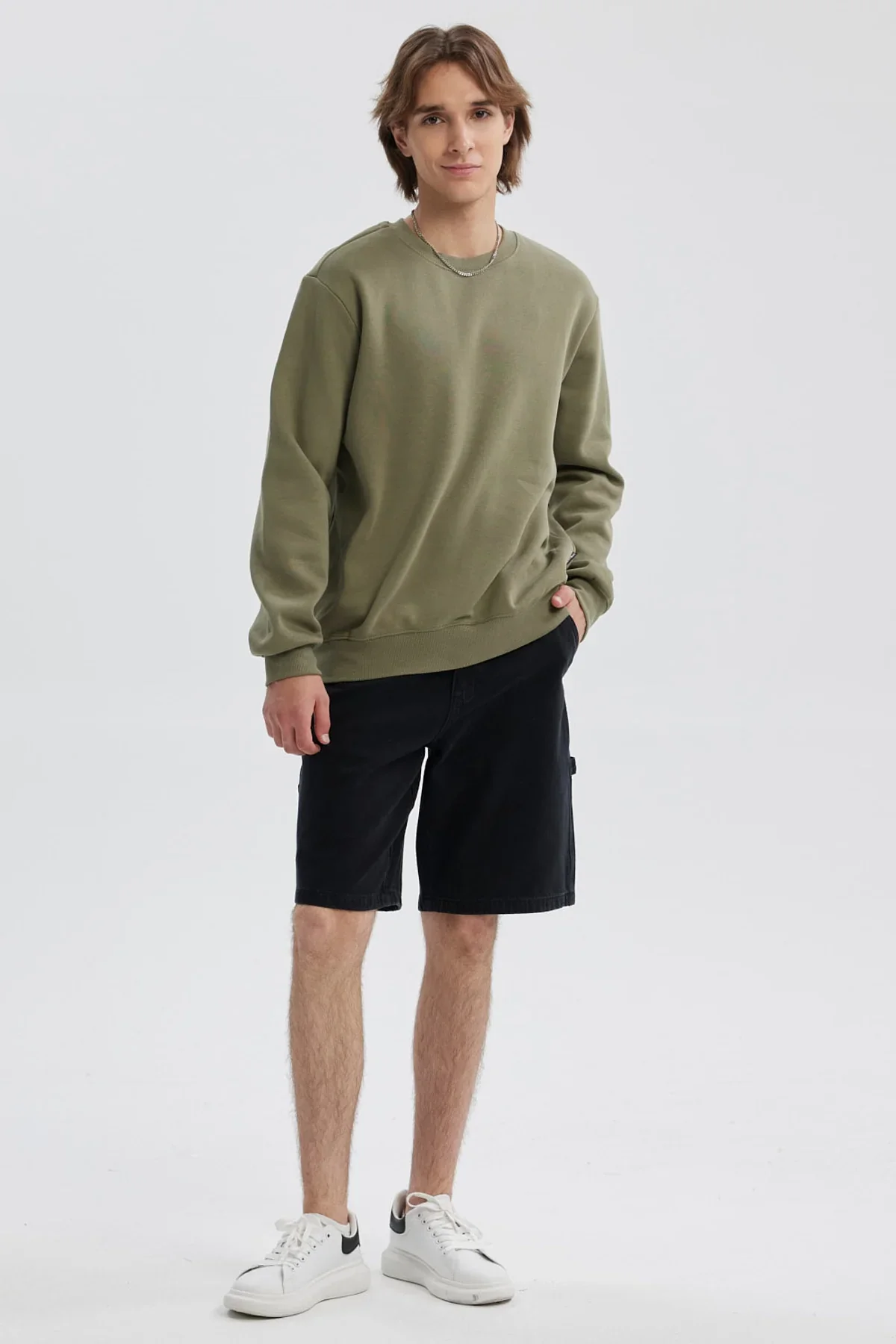 Bermuda Hombre Carpintero Baggy Fit Negro - Image 4