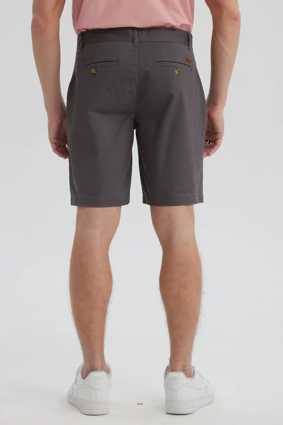 Bermuda Hombre Chino Básico Gris - Image 3