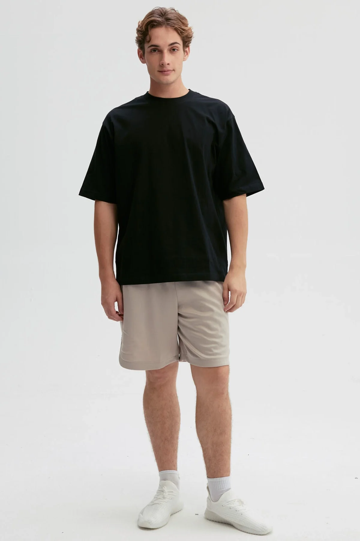 Bermuda Hombre Lisa Pretina Beige - Image 4
