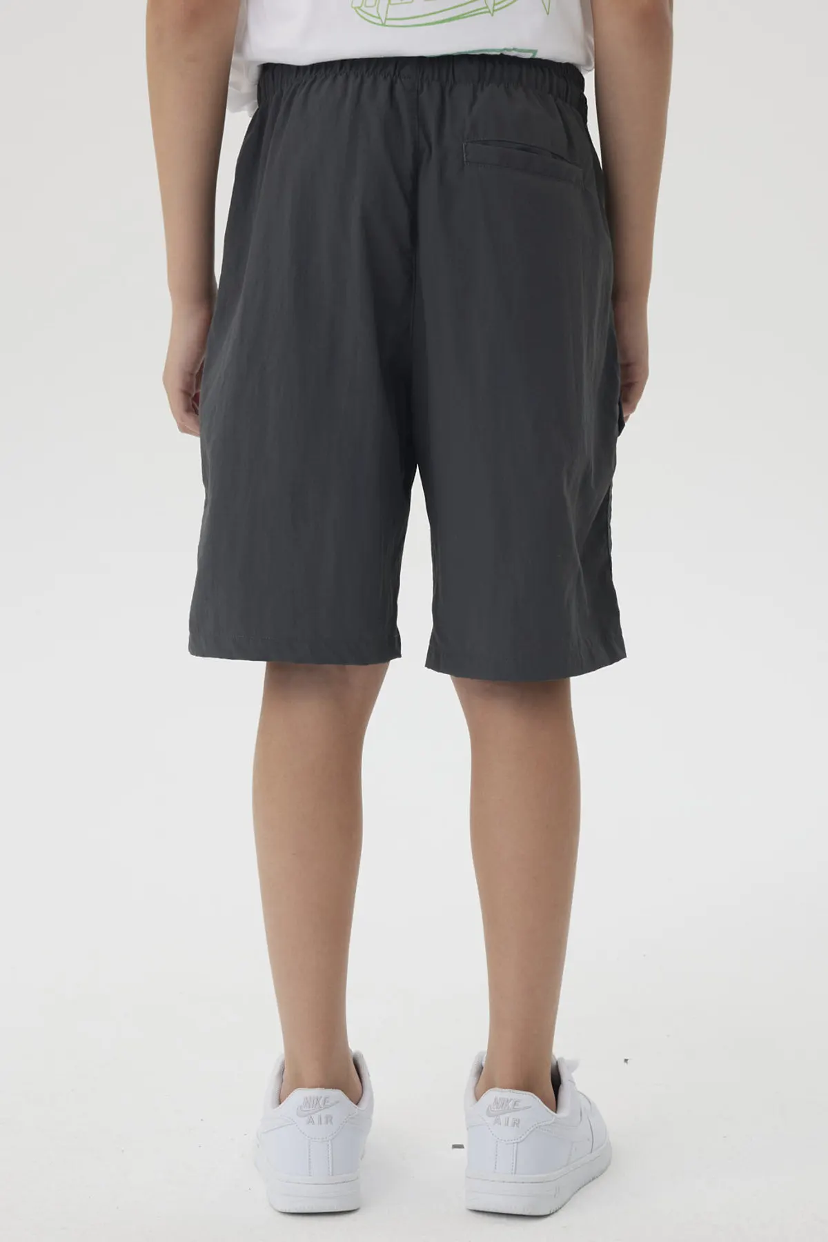 Bermuda Niño Cargo Nylon Marengo - Image 3