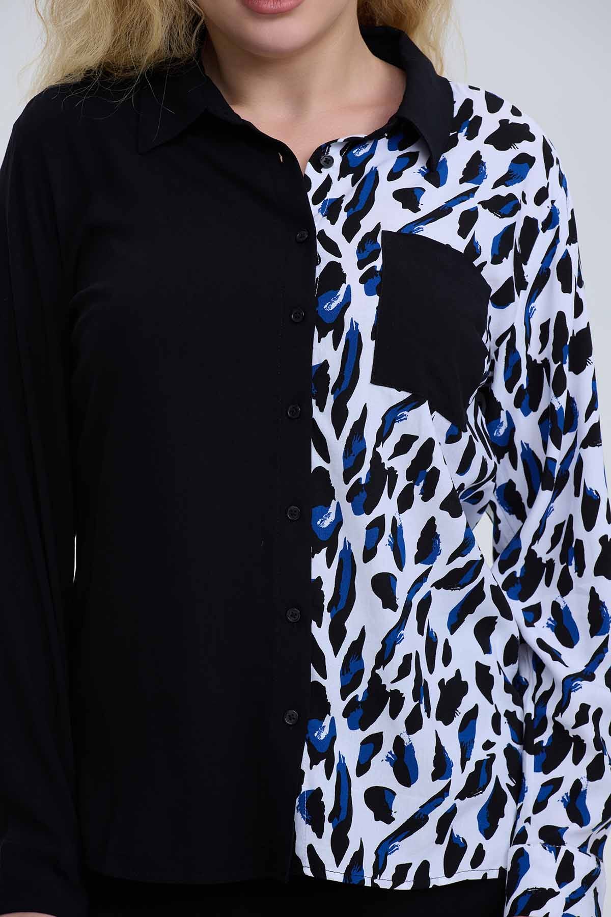Blusa Mujer Abotónada Negro - Image 4