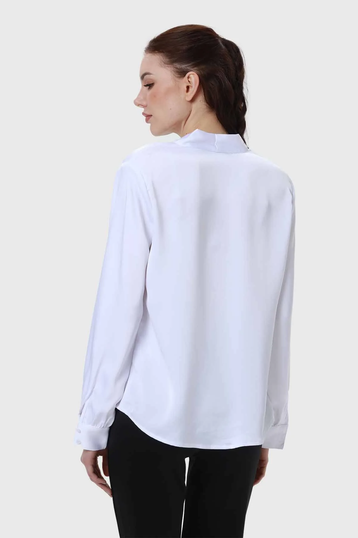Blusa Mujer Animal Print Blanco - Image 3