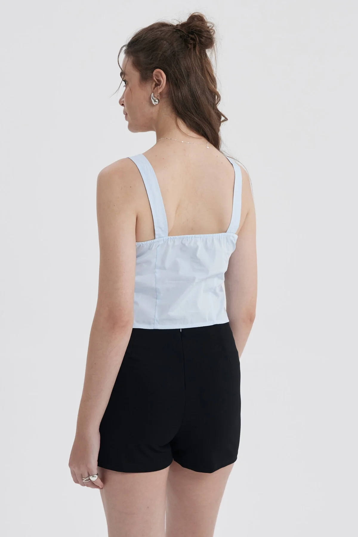 Blusa Mujer Lacitos Celeste - Image 3