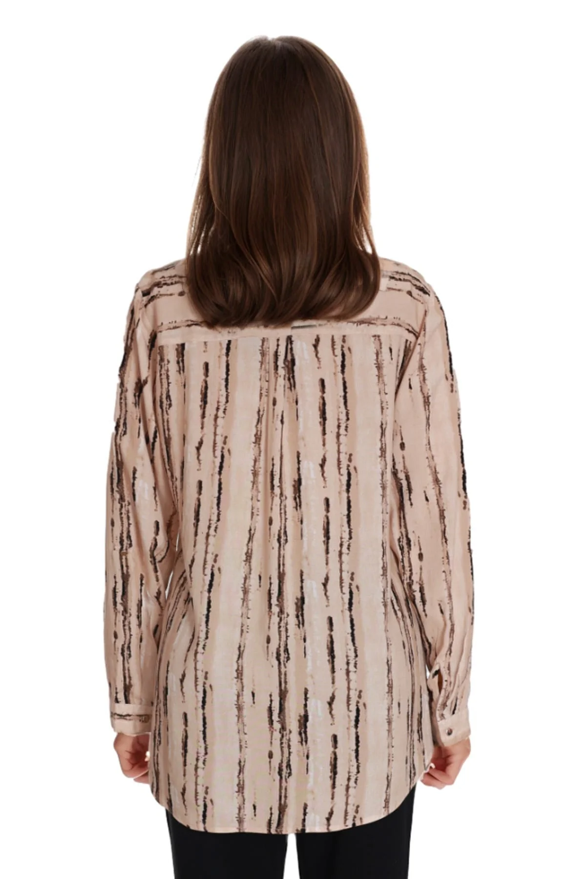 Blusa Mujer Estampada Beige - Image 2