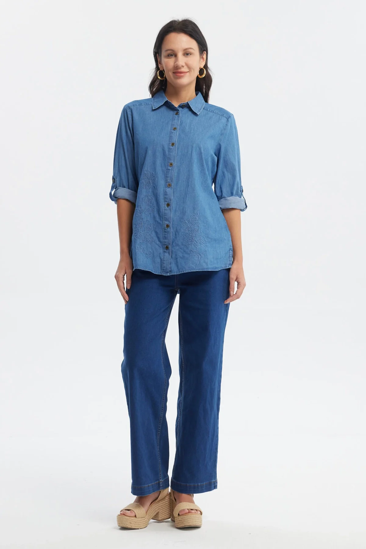 Blusa Mujer Mezclilla Azul - Image 4