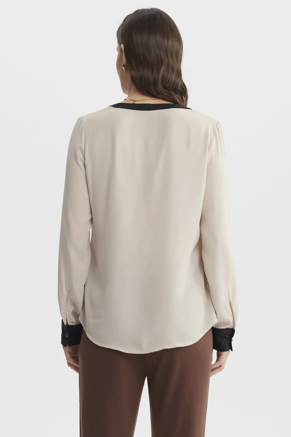 Blusa Mujer New Beige - Image 3