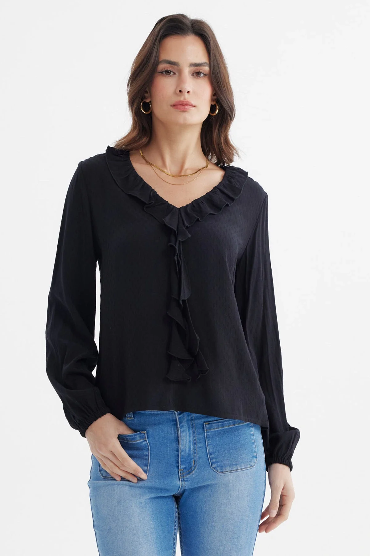 Blusa Mujer New Negro