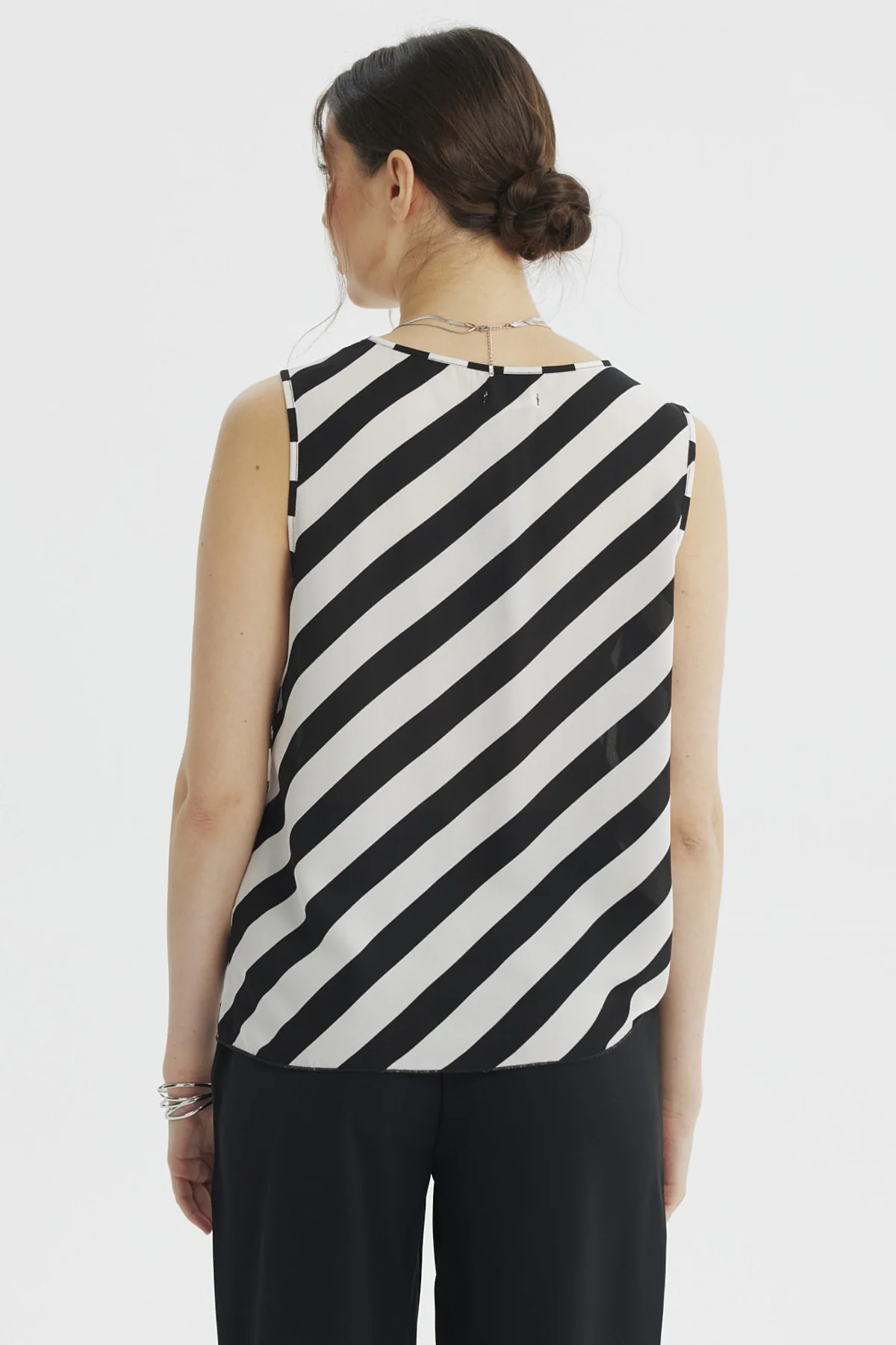 Blusa Mujer Nudo Lateral Crudo - Image 3