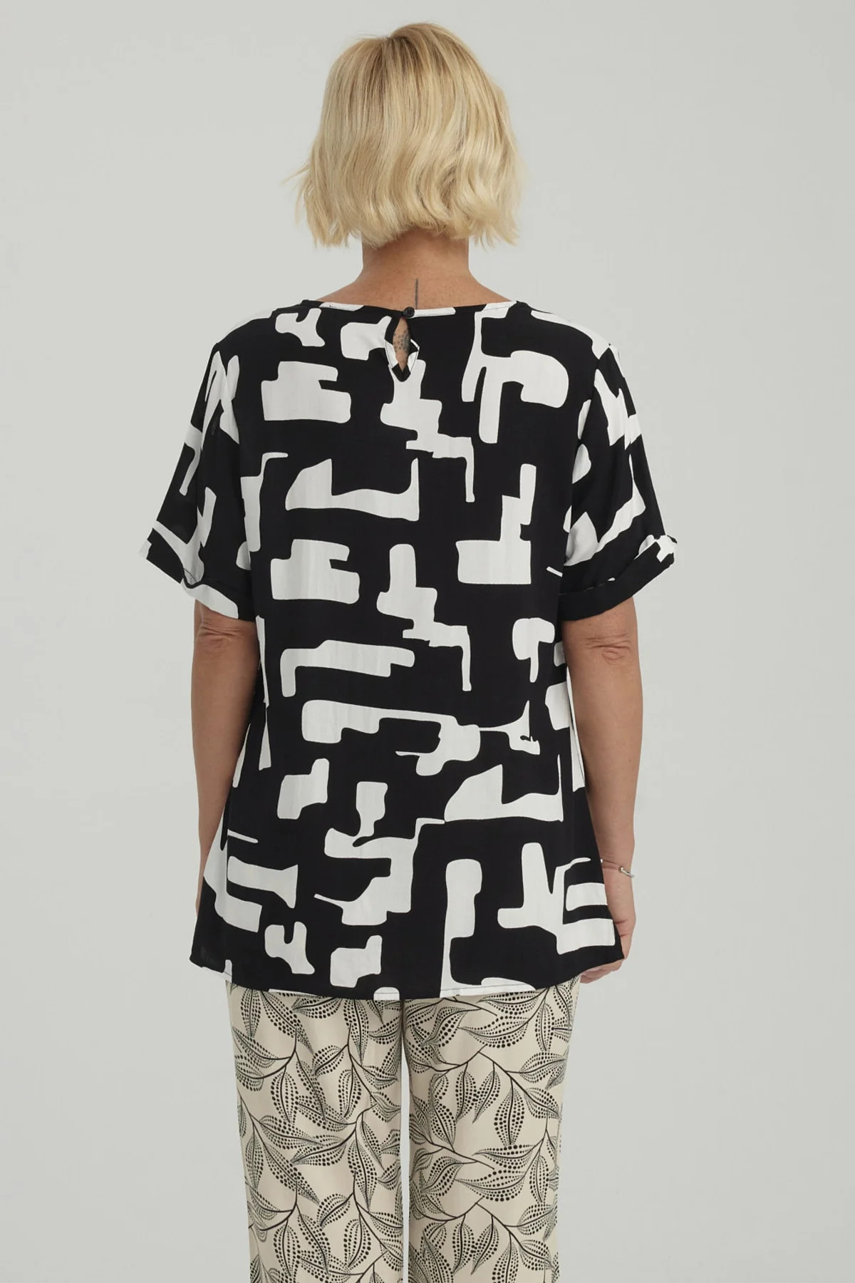 Blusa Mujer Rapport Negro - Image 3