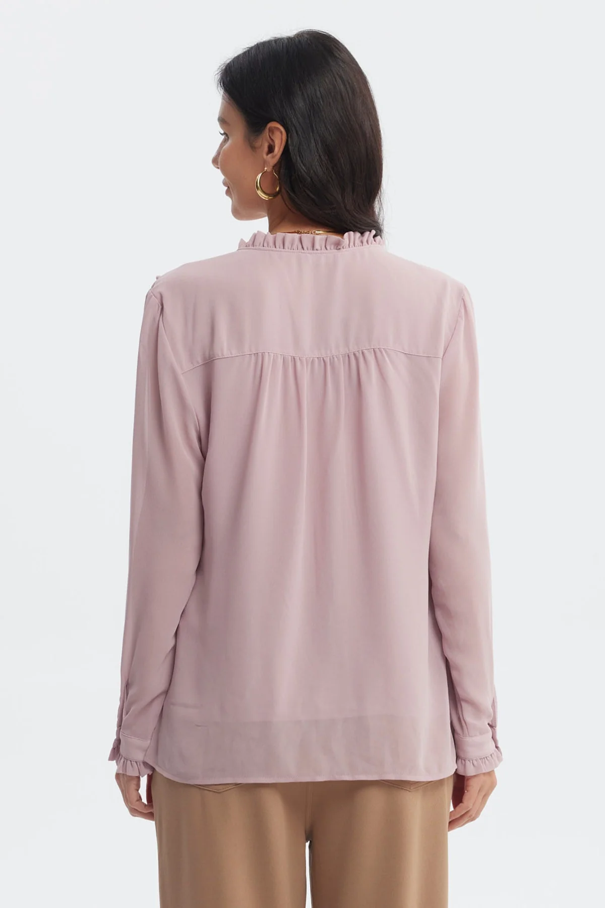 Blusa Mujer Slim Malva - Image 3