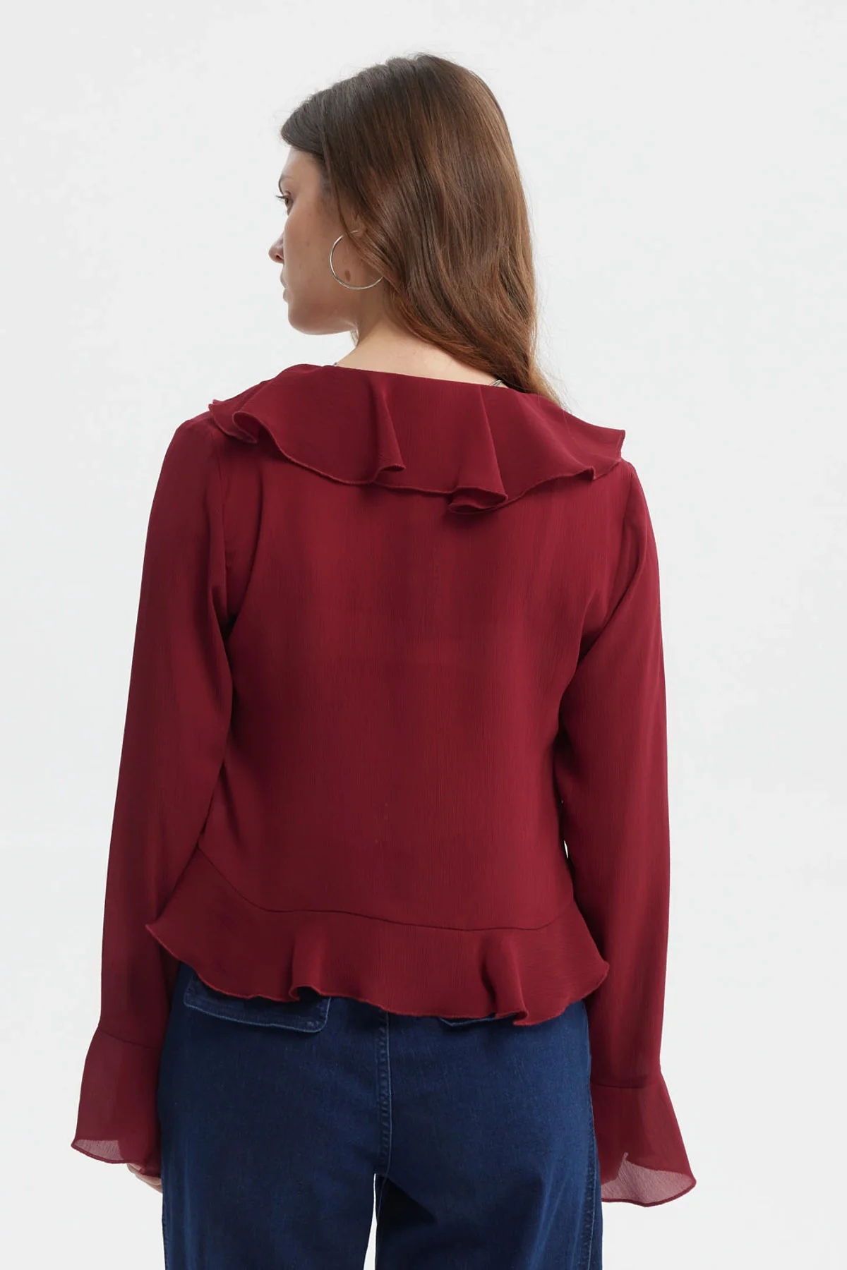 Blusa Mujer Vuelos Rojo - Image 3