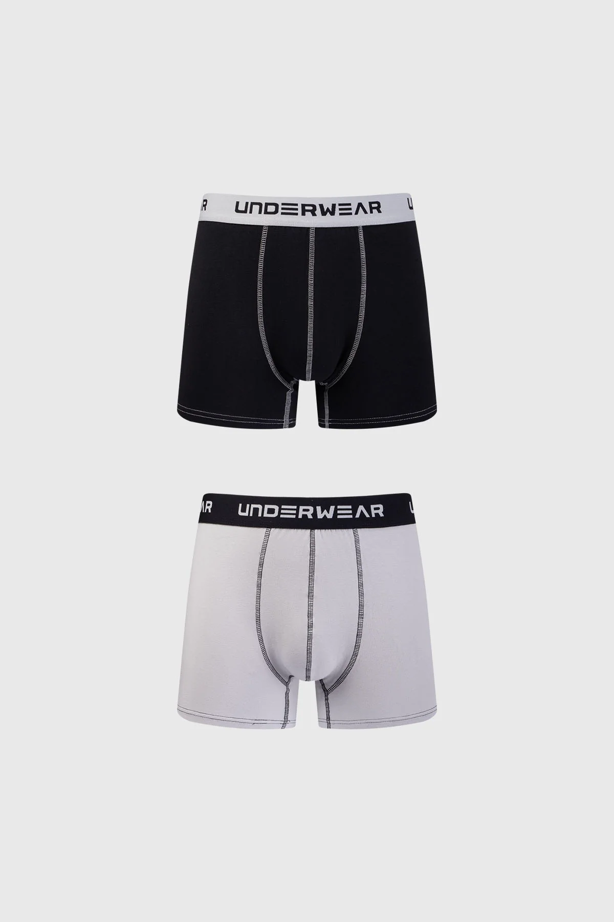 Boxer Hombre Bipack Regalable Gris