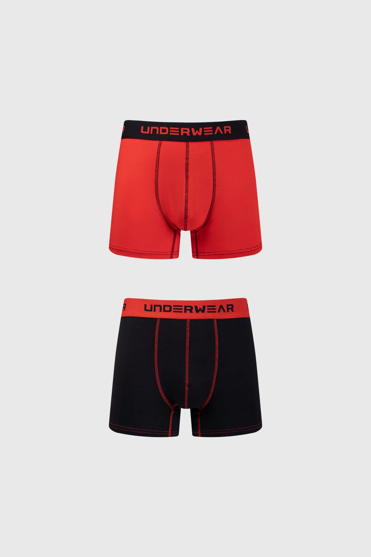 Boxer Hombre Bipack Regalable Rojo