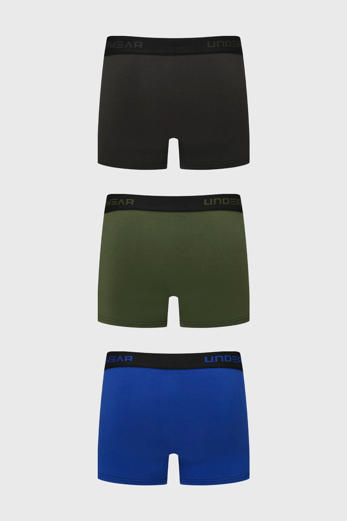 Boxer Hombre Triapack Corto Azul - Image 2