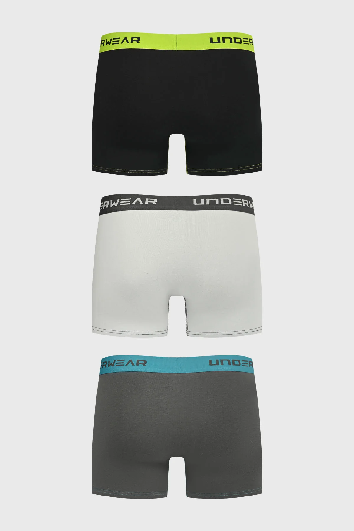 Boxer Hombre Triapack Corto Gris - Image 2