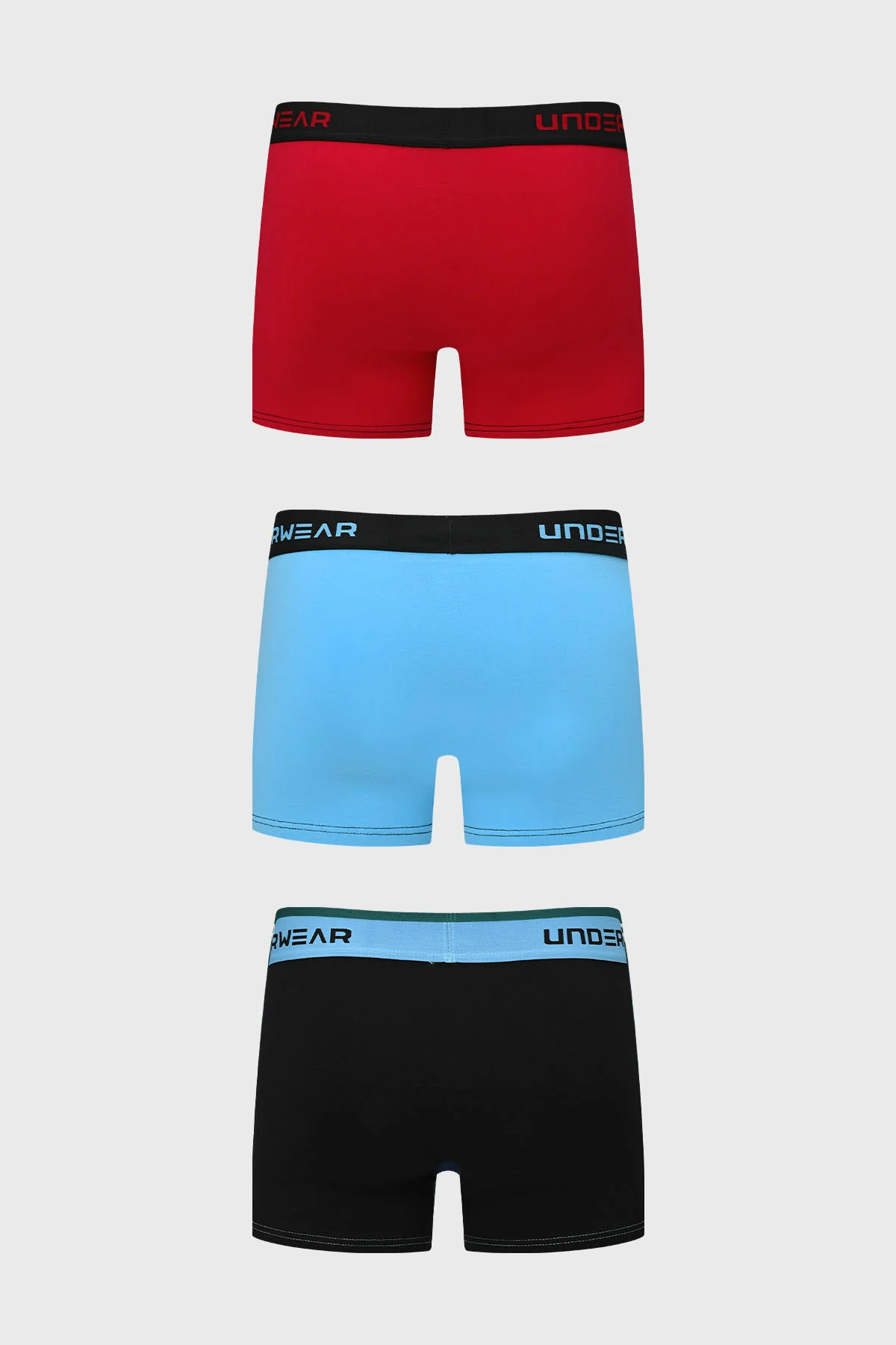 Boxer Hombre Triapack Corto Rojo - Image 2