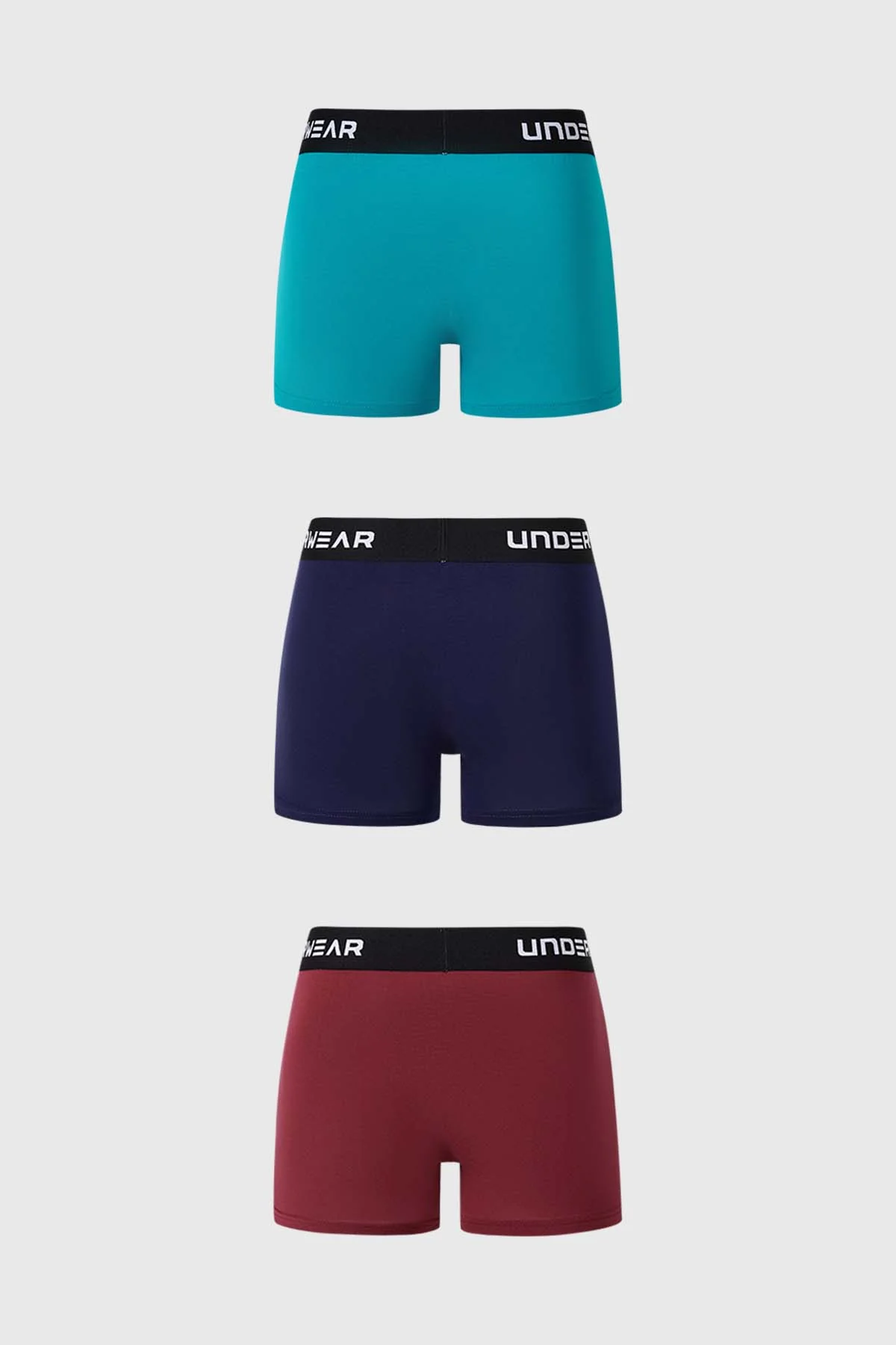 Boxer Hombre Tripack Bamboo Burdeo - Image 2