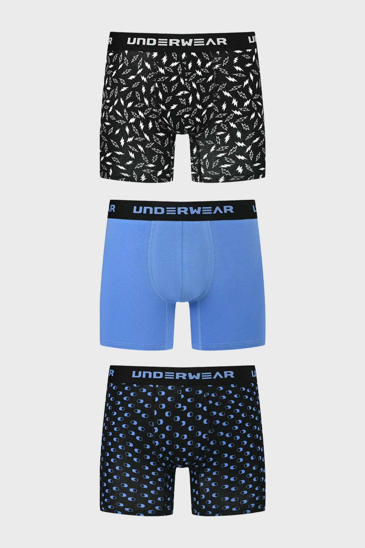 Boxer Hombre Tripack Largo Calipso