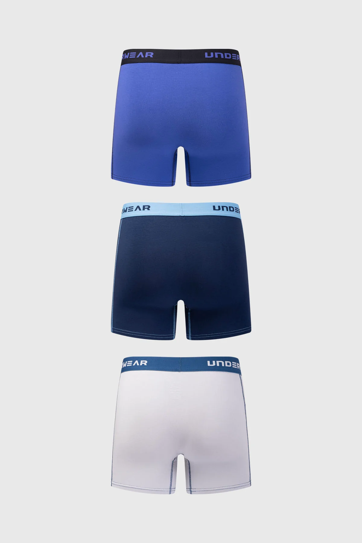 Boxer Hombre Tripack Largo Gris - Image 2