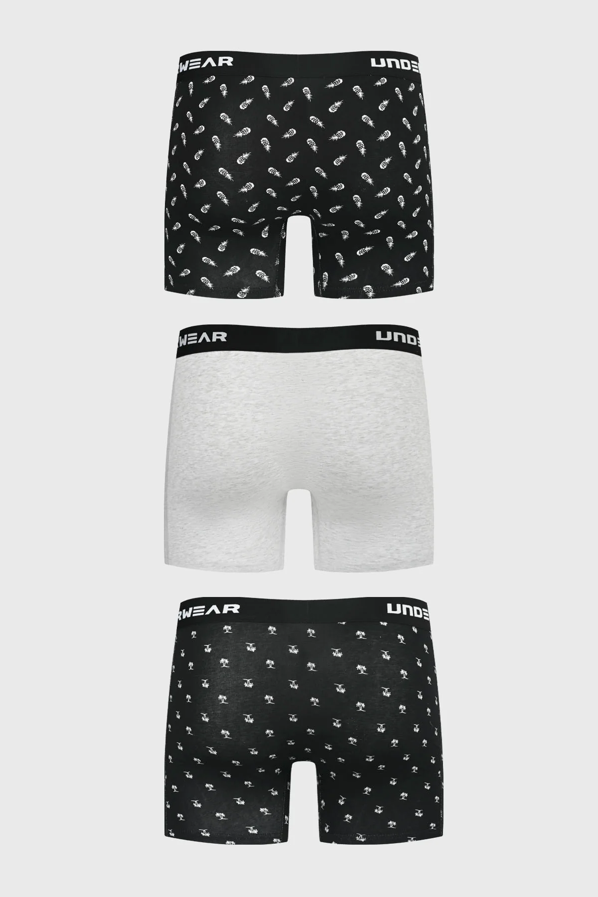 Boxer Hombre Tripack Largo Negro - Image 2