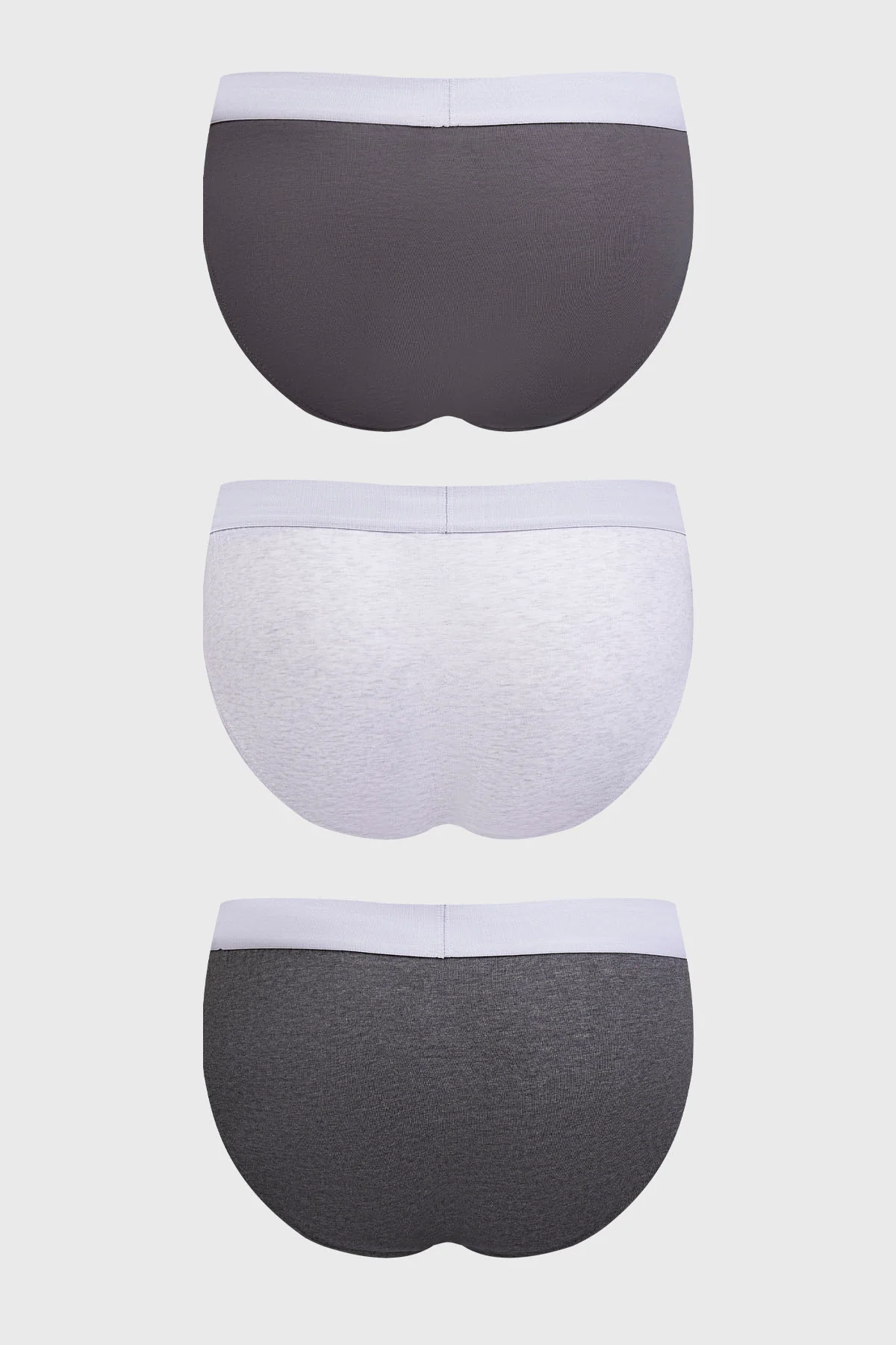 Boxer Hombre Tripack Liso Gris - Image 2