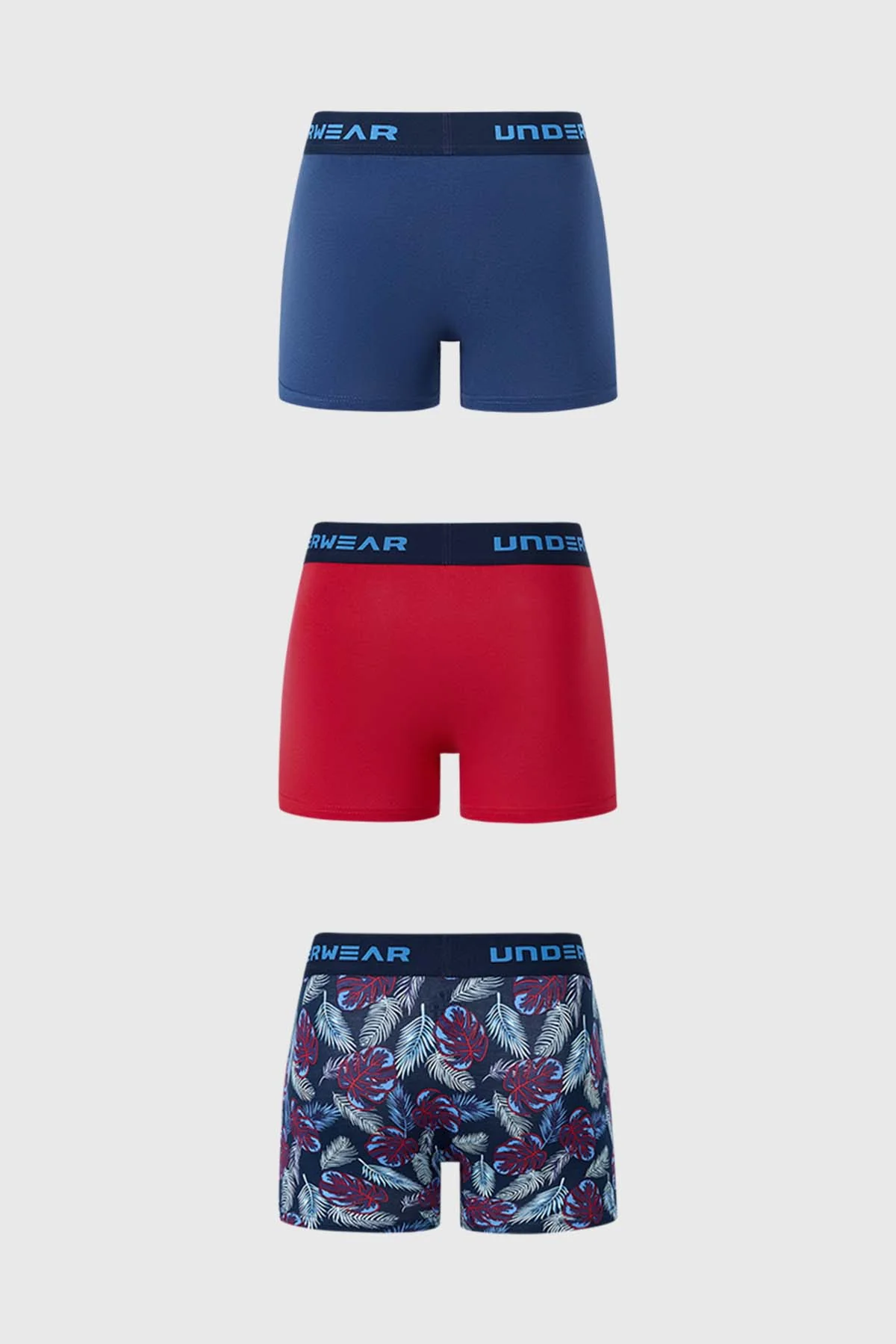 Boxer Hombre Tripack Liso Rojo - Image 2