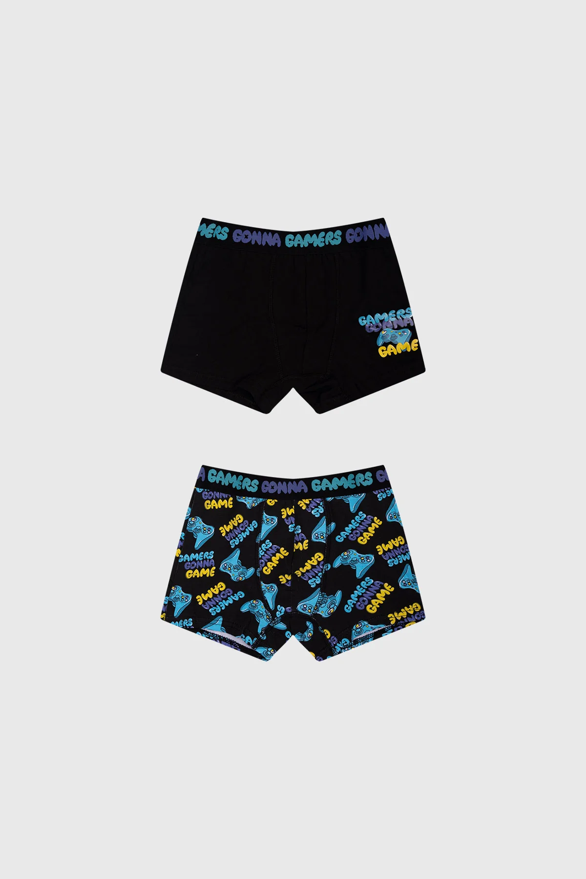 Boxer Niño Bipack Print Negro - Image 2