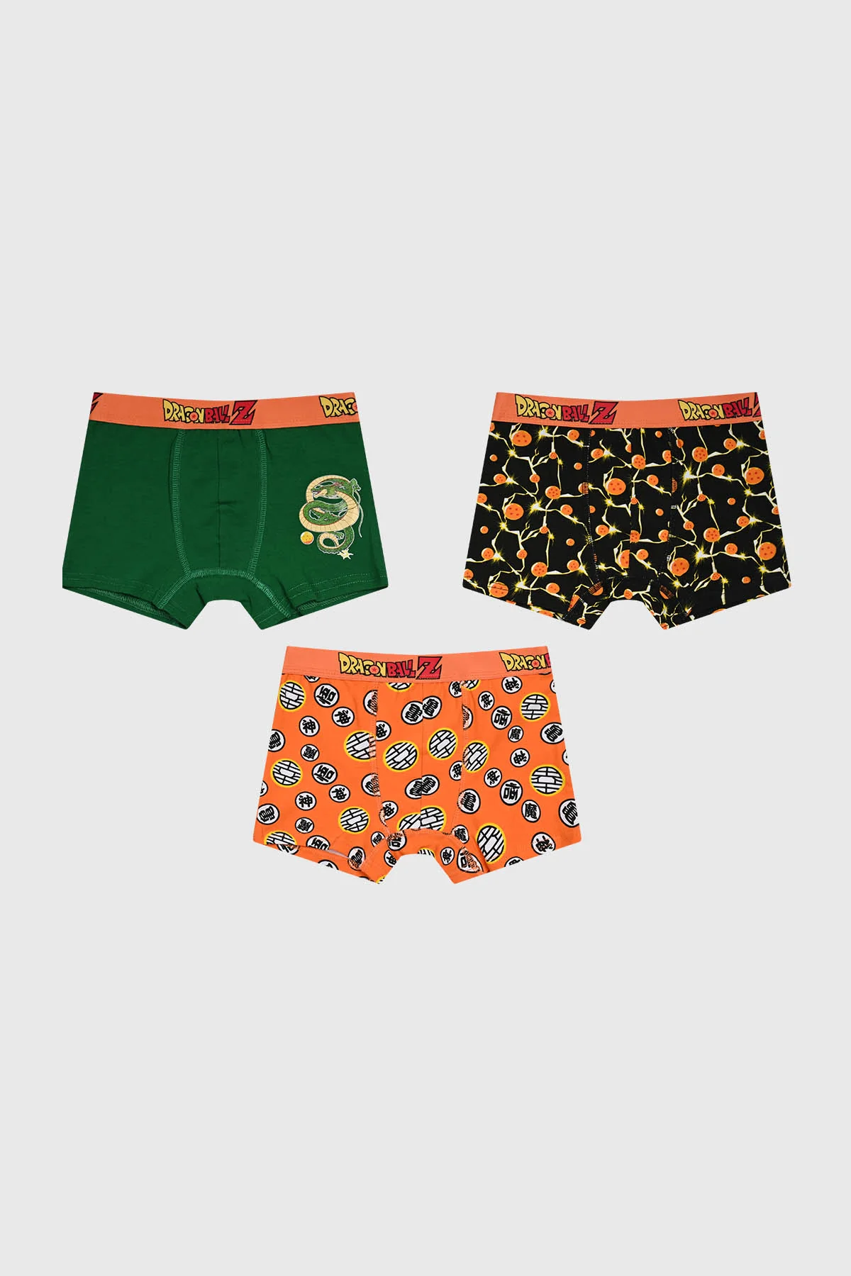 Boxer Niño Tripack Dragon Naranjo