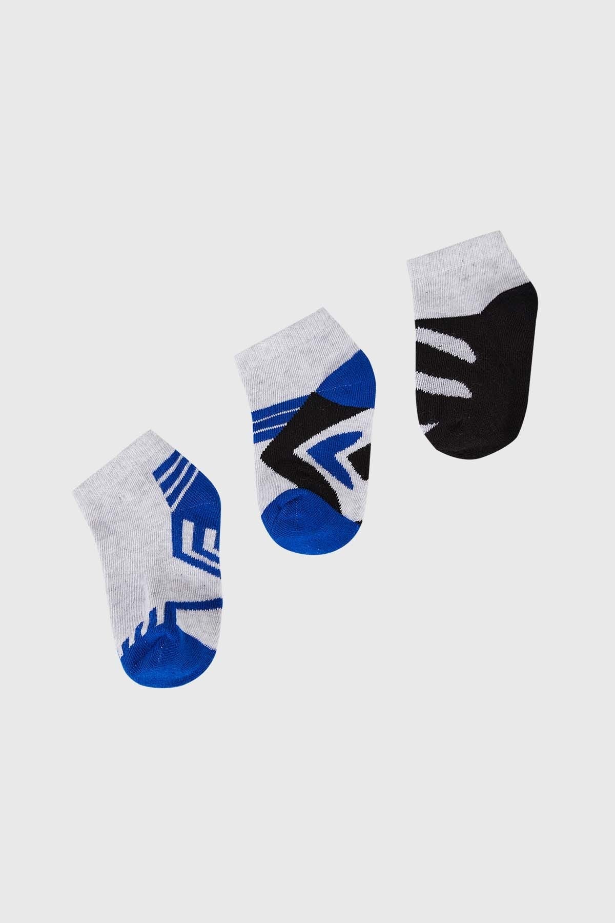 Calceta Deportiva Niño Tripack Azul Fsp Iv - Image 2