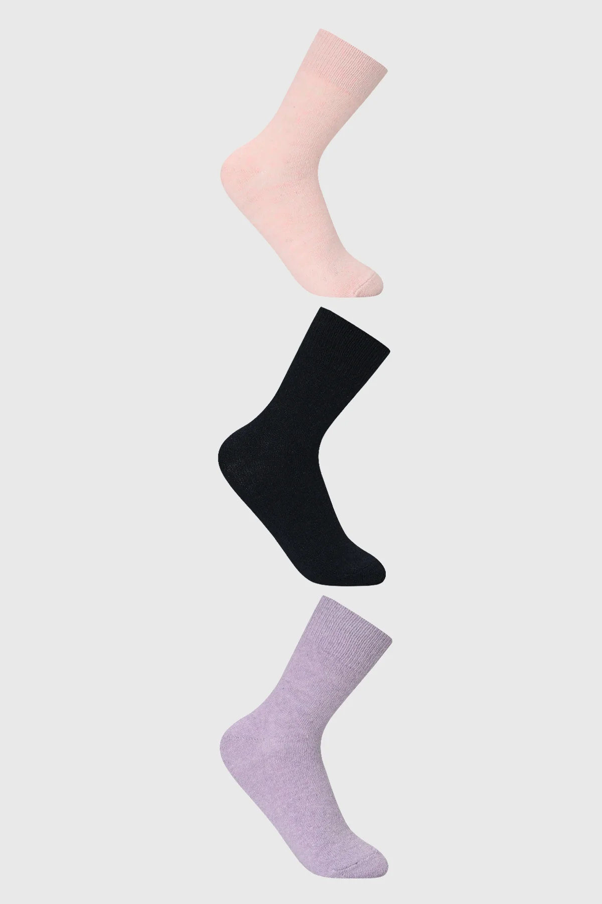Calcetín Mujer Tripack Lila