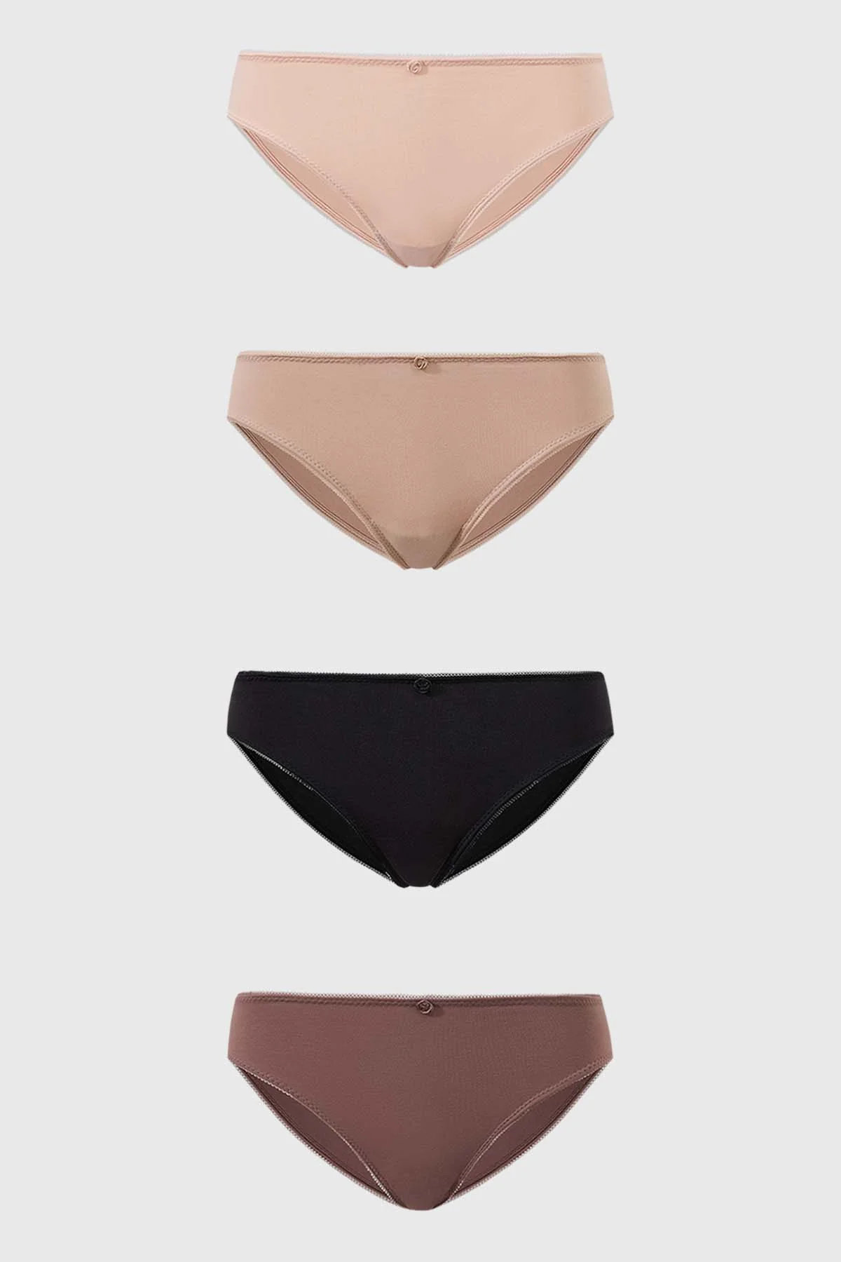 Calzón Mujer Bikini Liso Damasco