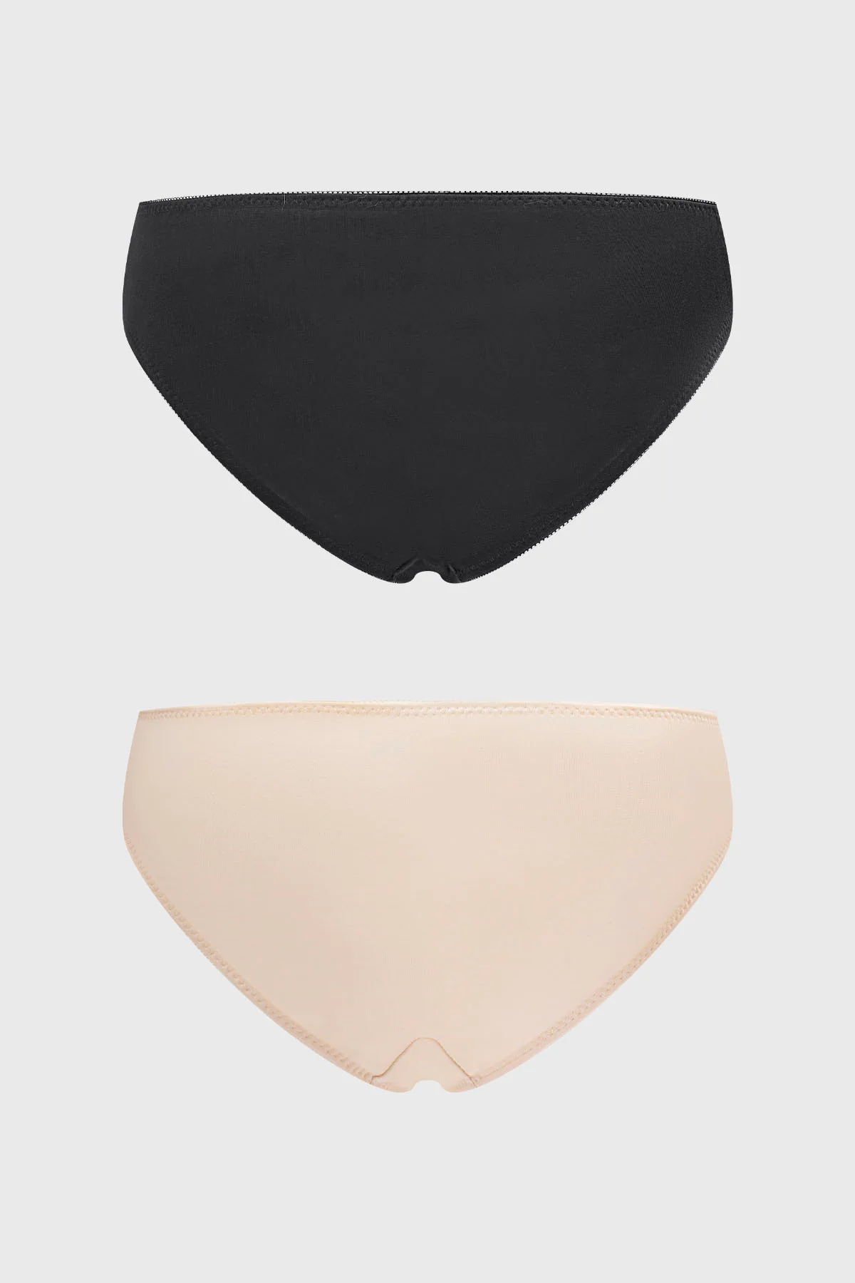 Calzón Mujer Bipack Bikini Liso Estampado Crudo - Image 2
