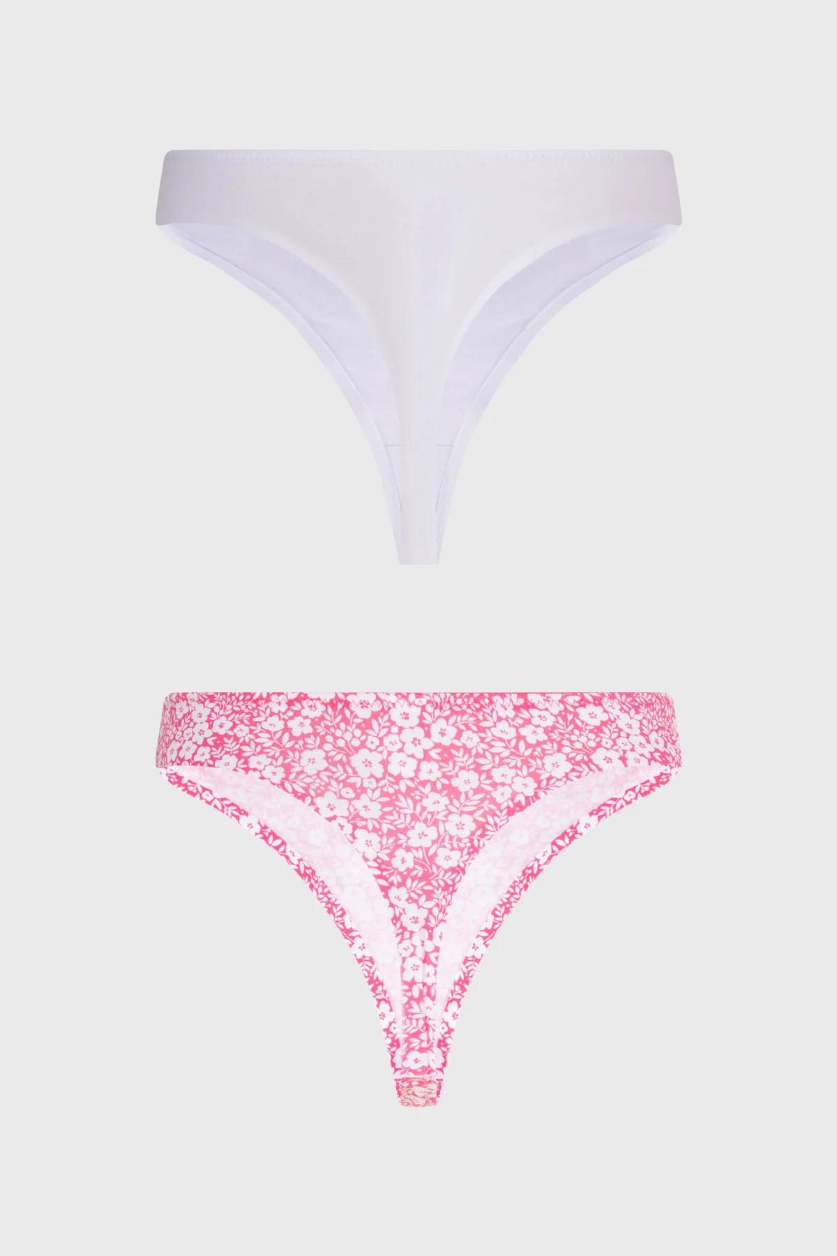 Calzón Mujer Bipack Colaless Liso Esmpado Fucsia - Image 2