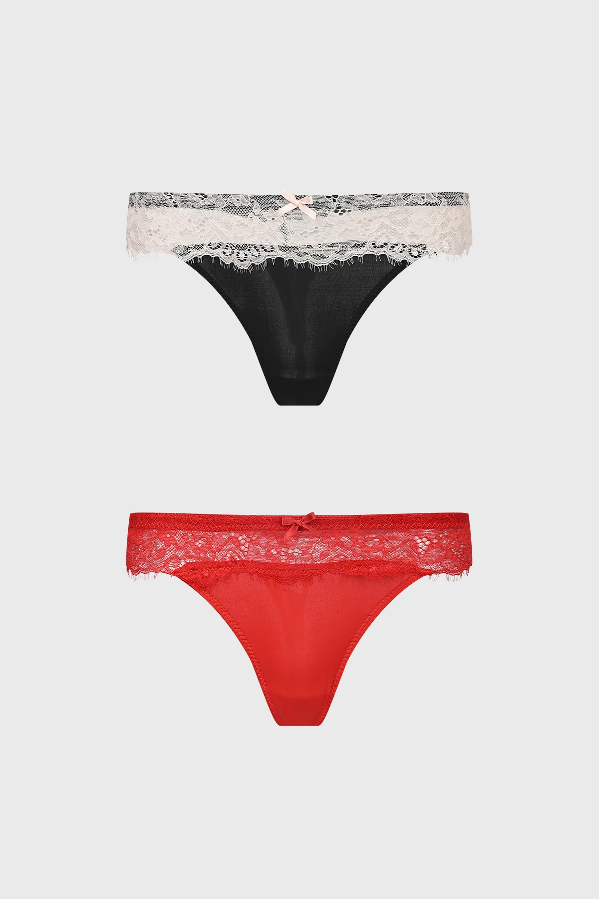 Calzón Mujer Bipack Colaless Rojo