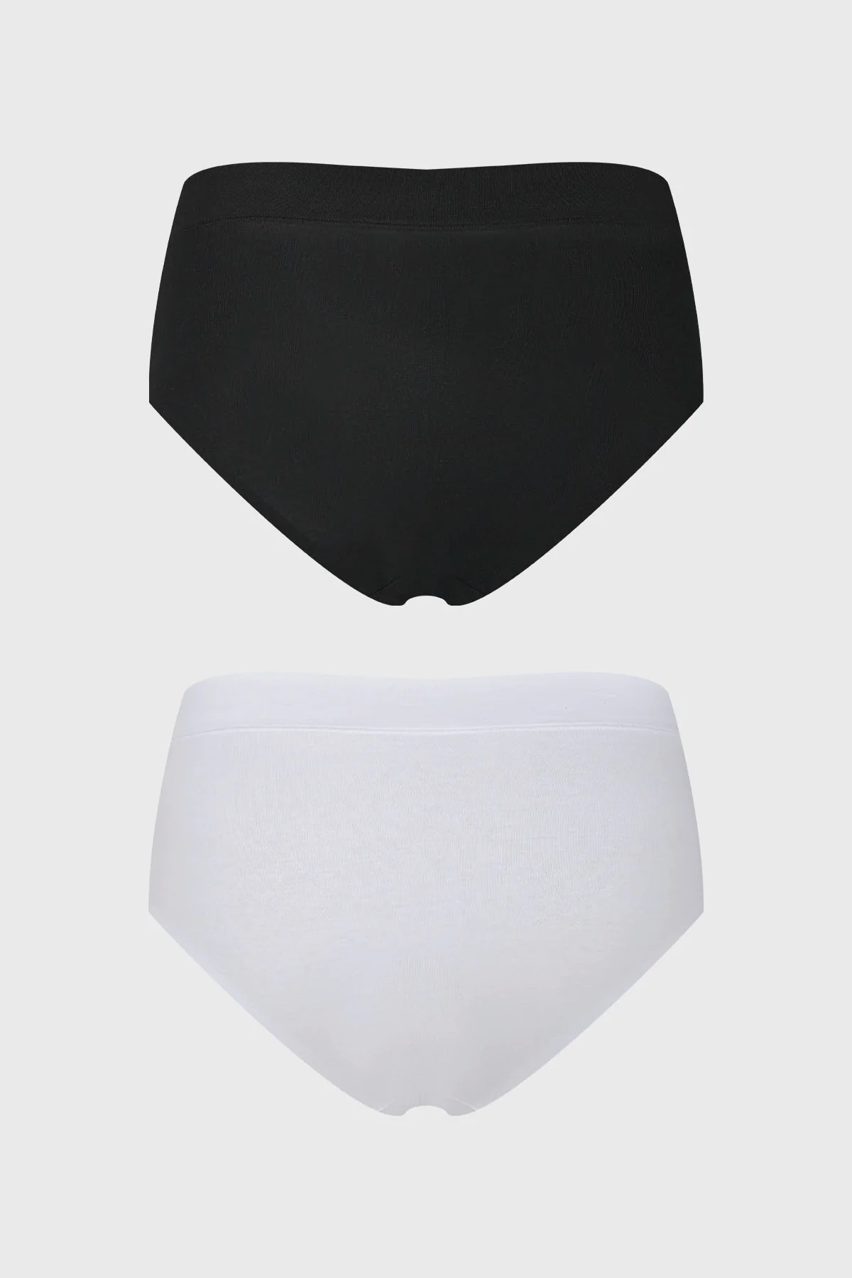 Calzón Mujer Bipack Tiro Alto Algodón Blanco - Image 2