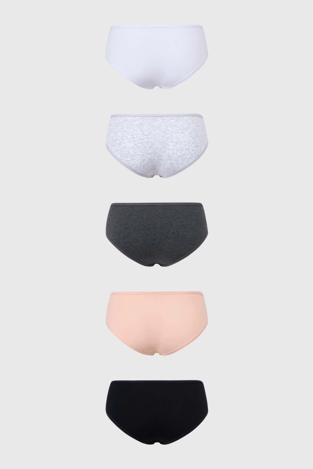 Calzón Mujer Pack 5 Bikini Blanco - Image 2