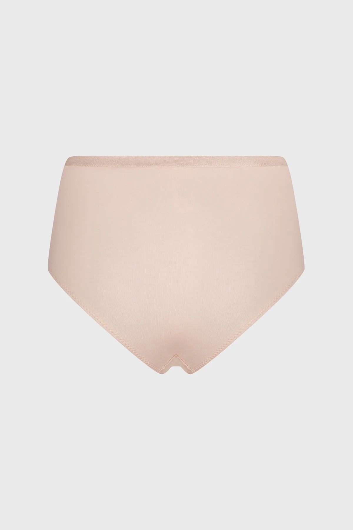 Calzón Mujer Tiro Alto Algodón Jersey Beige - Image 2