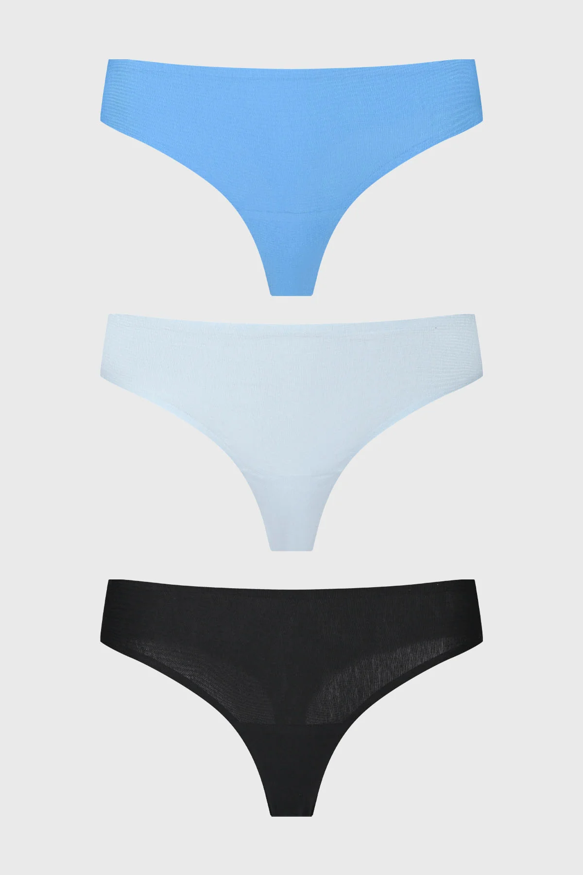 Calzón Mujer Tripack Colaless Azul
