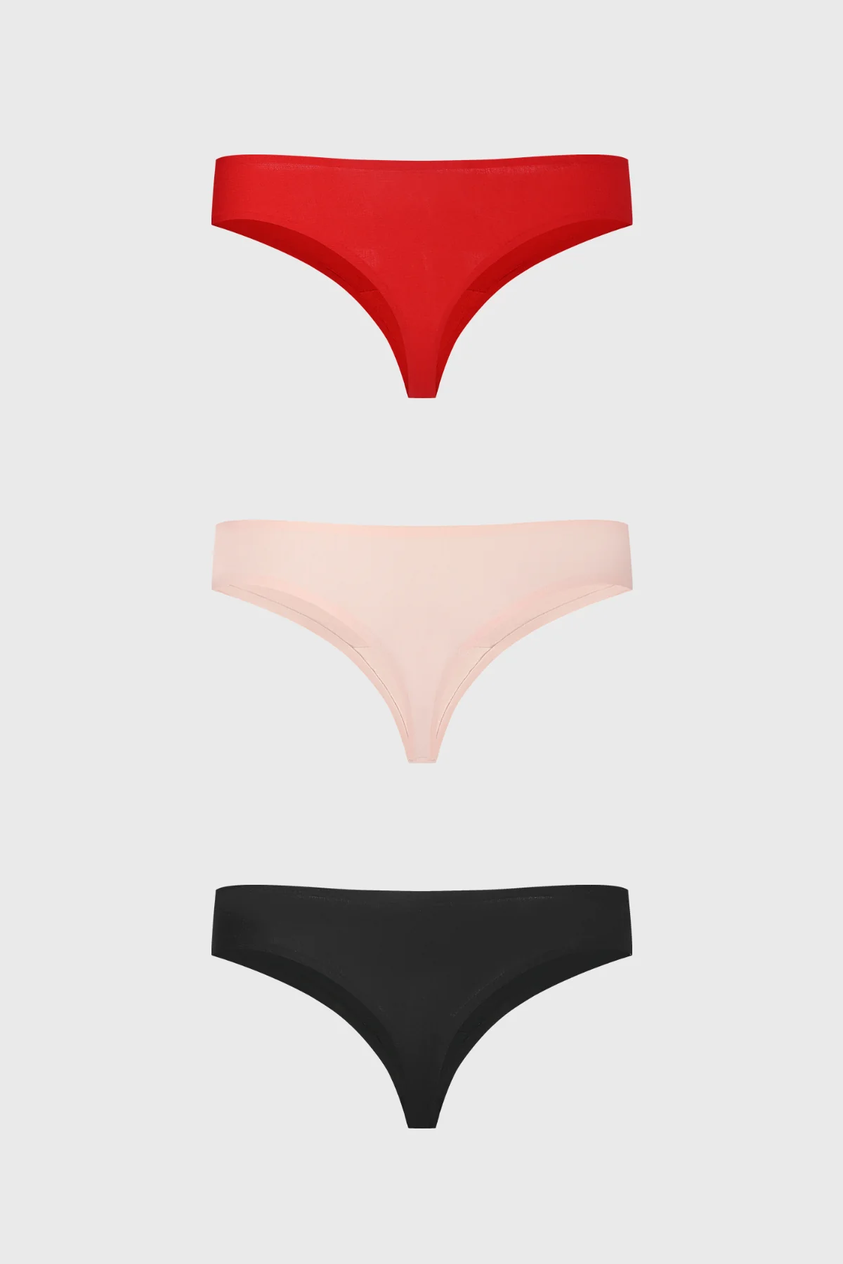 Calzón Mujer Tripack Colaless Rojo - Image 2