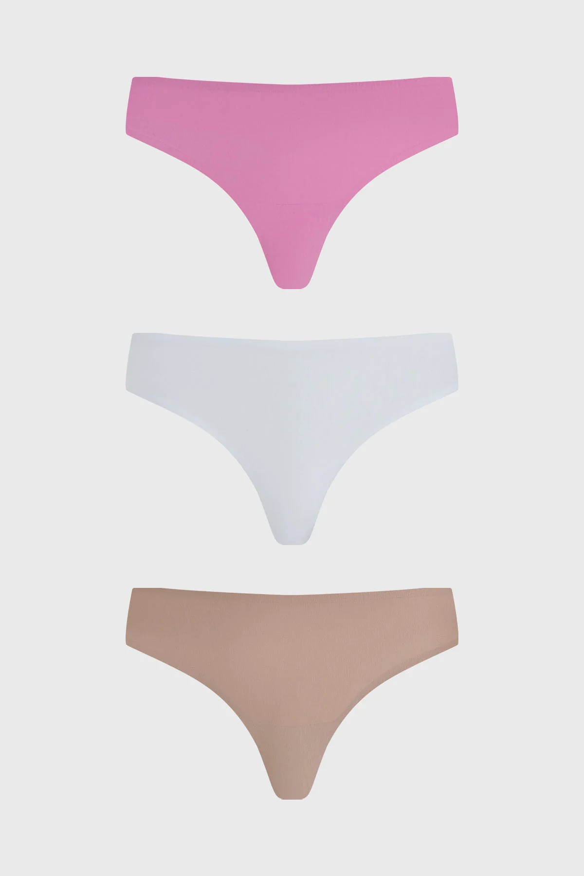 Calzón Mujer Tripack Colaless Rosado