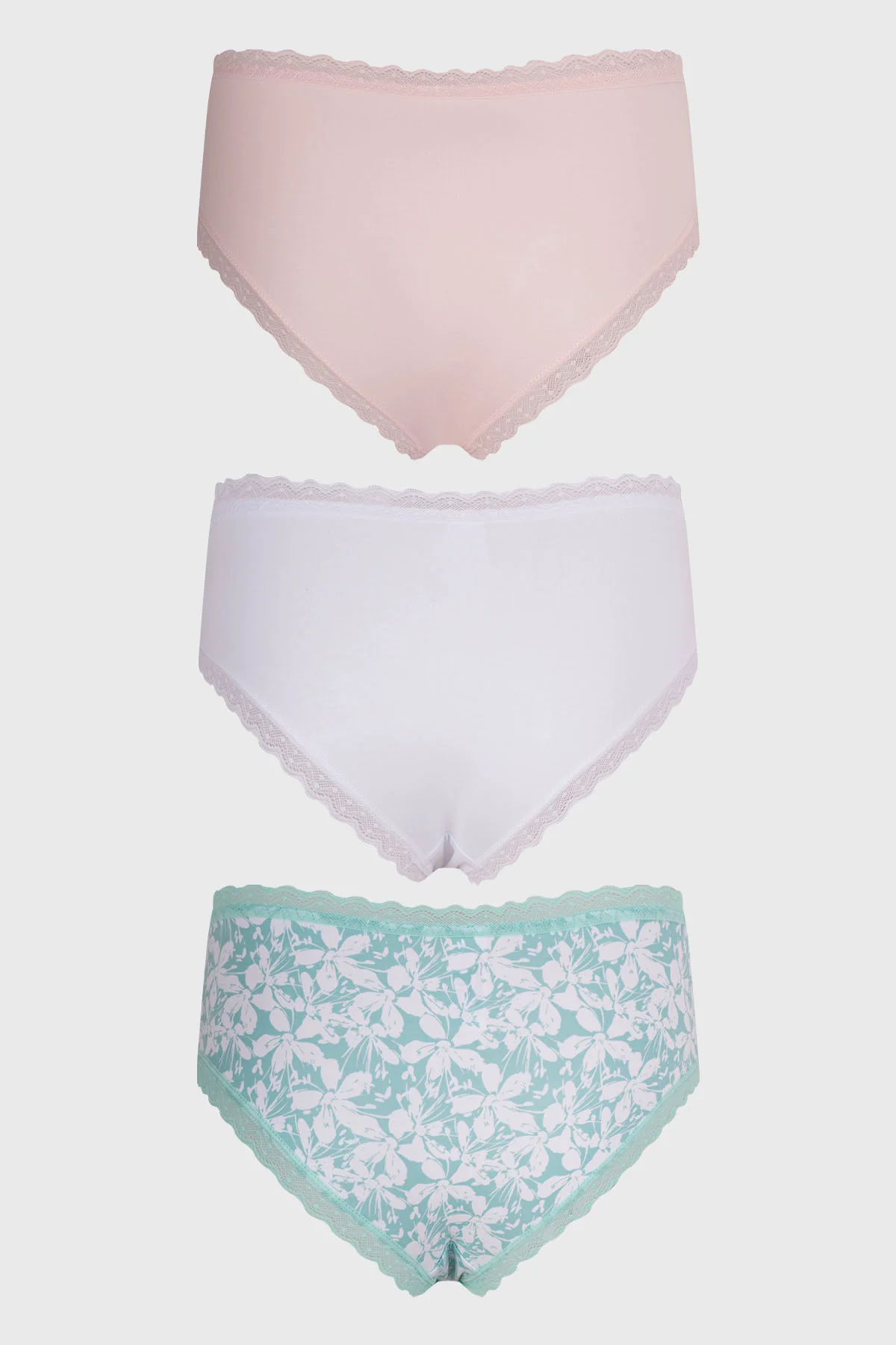 Calzón Mujer Tripack Pantaleta Algodón Palo Rosa - Image 2