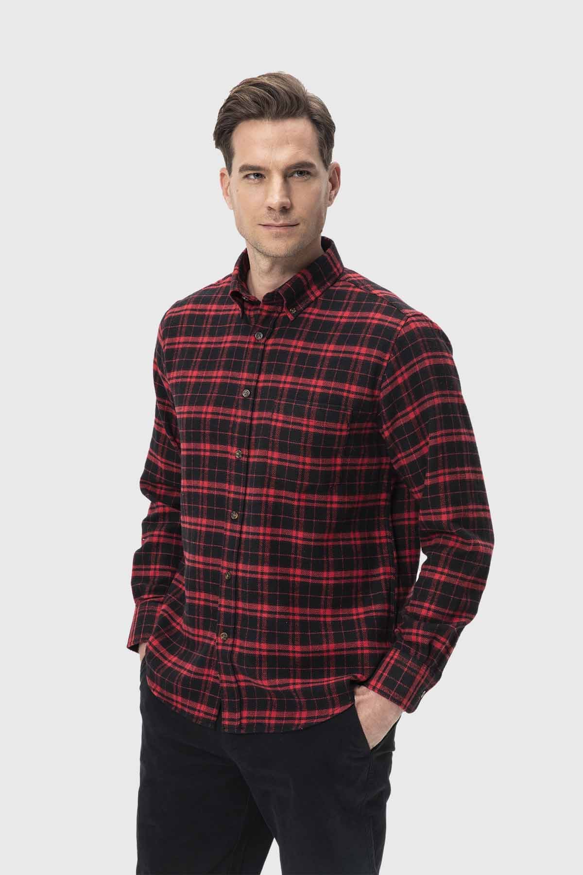 Camisa Hombre Básica Rojo - Image 2