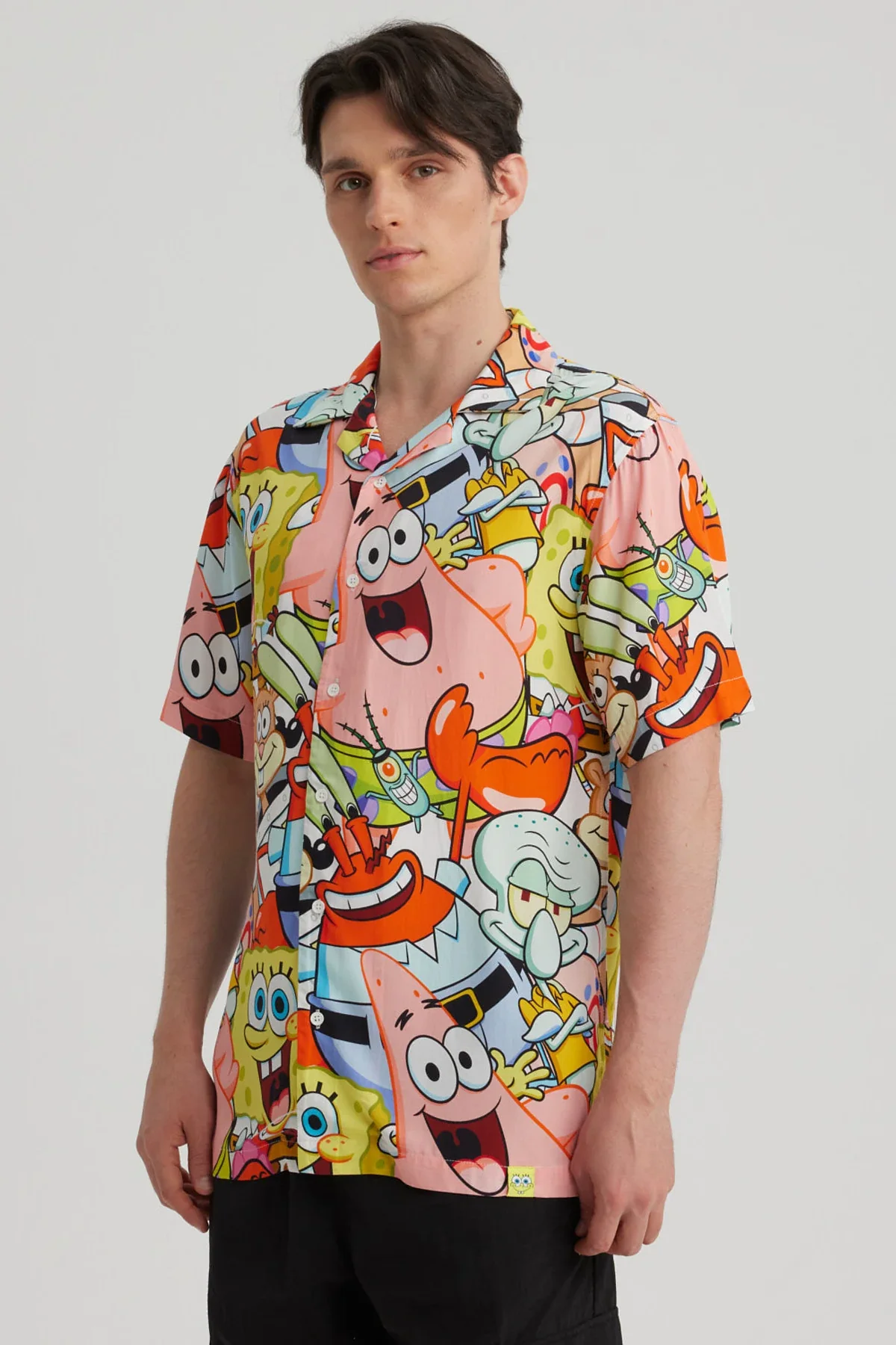 Camisa Hombre Bob Esponja Blanco - Image 2