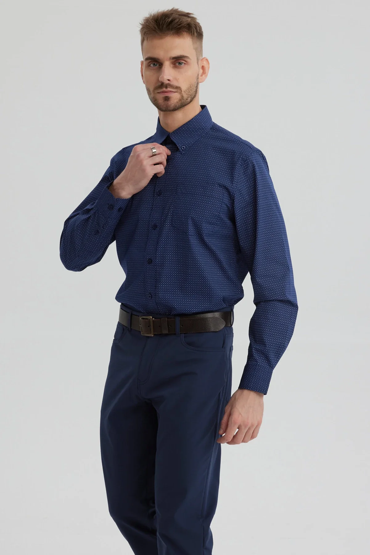 Camisa Hombre Fantasía Azul - Image 2