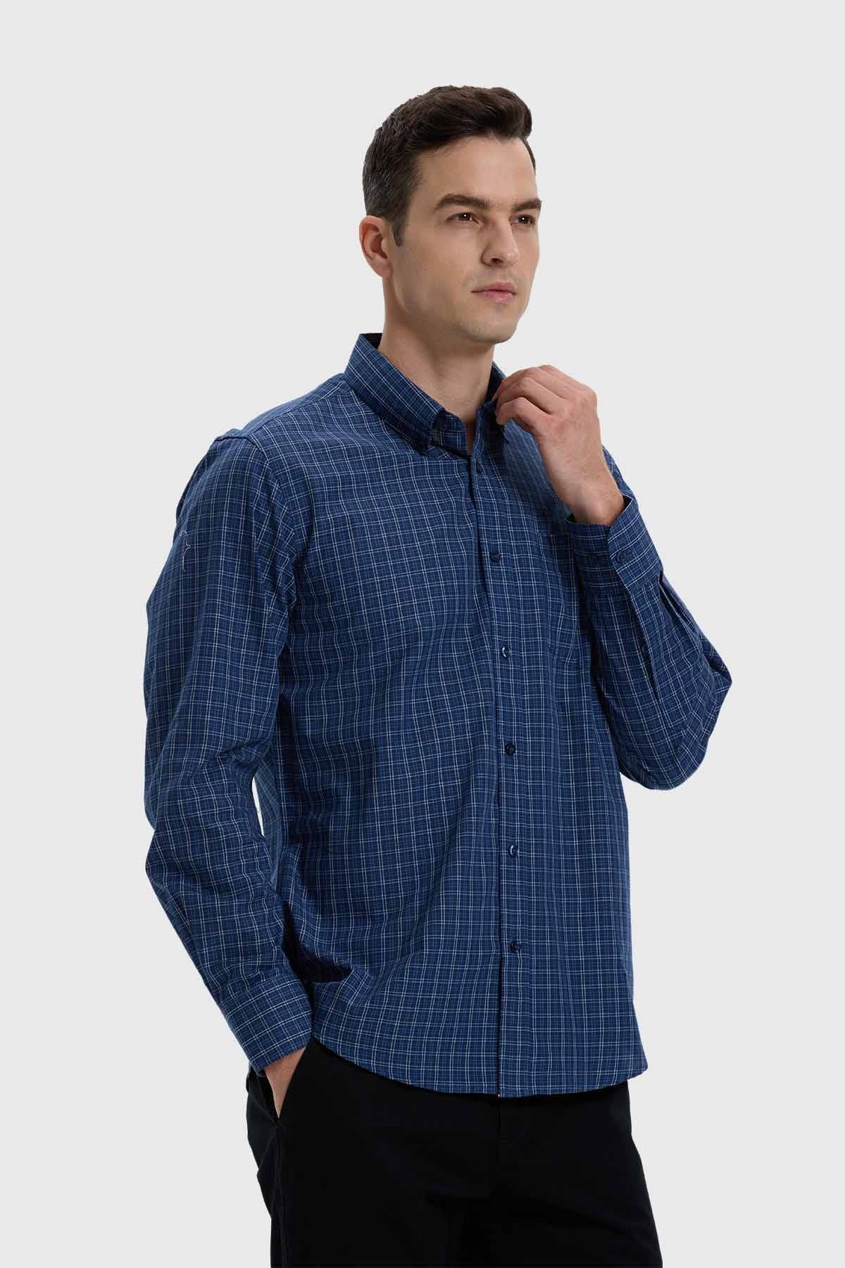 Camisa Hombre Fantasía Azul - Image 2