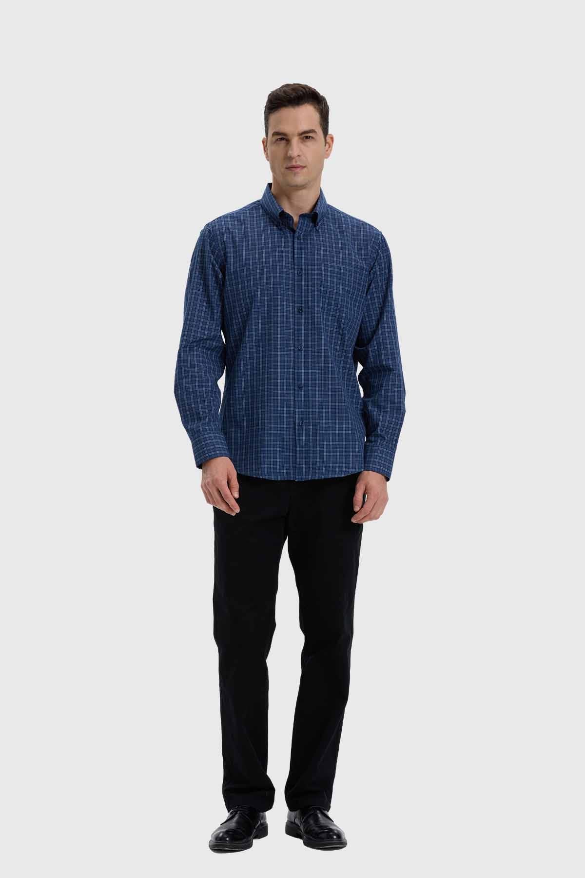 Camisa Hombre Fantasía Azul - Image 4