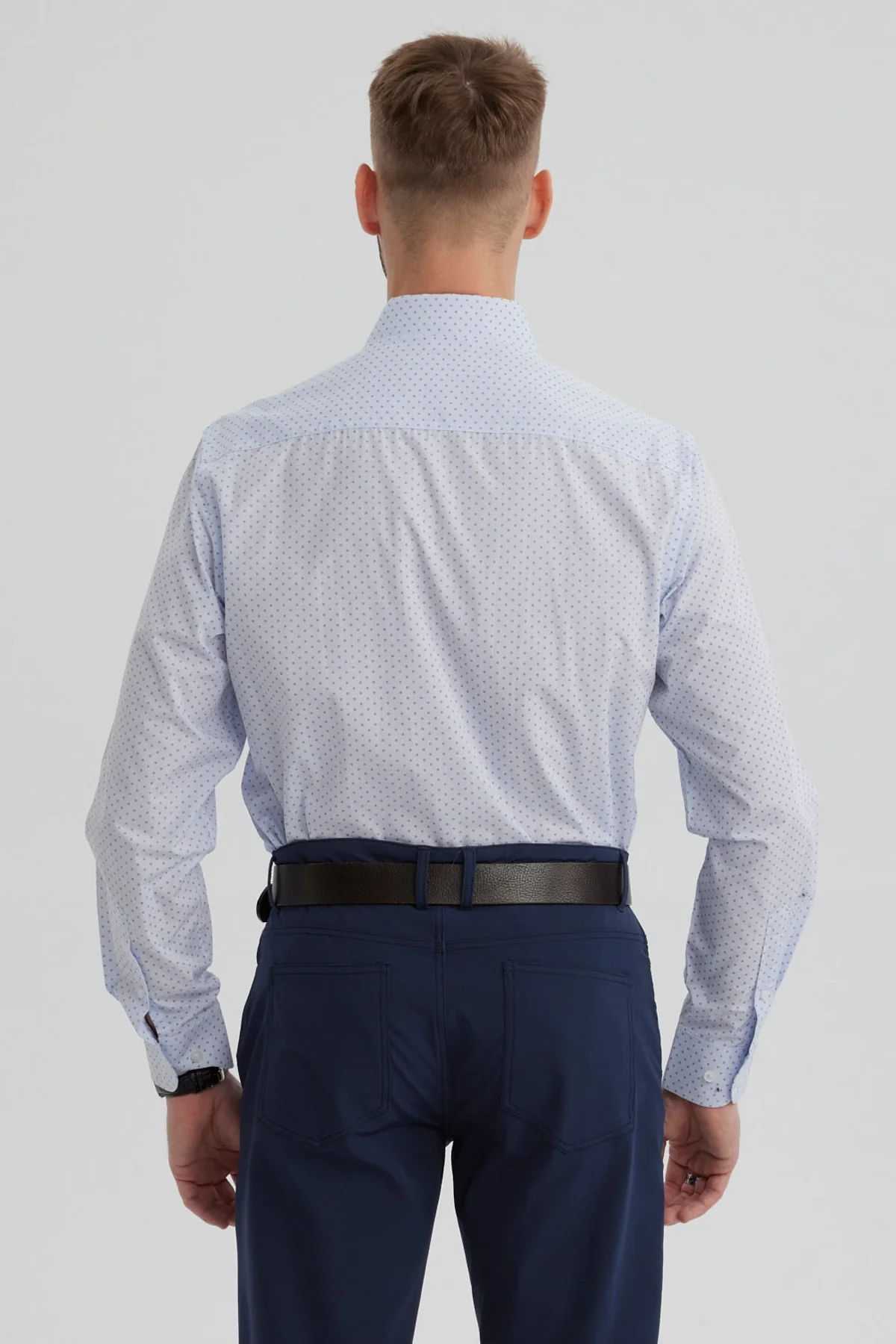 Camisa Hombre Fantasía Celeste - Image 3